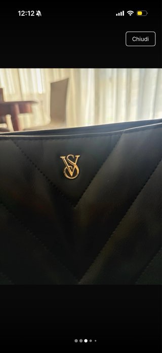 Borsa Victoria's Secret Nera Trapuntata