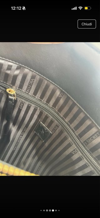 Borsa Victoria's Secret Nera Trapuntata