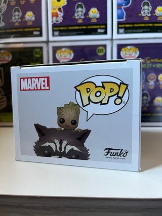Funko Pop! Rocket with Groot Marvel Collector Corp