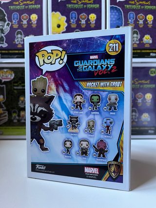 Funko Pop! Rocket with Groot Marvel Collector Corp