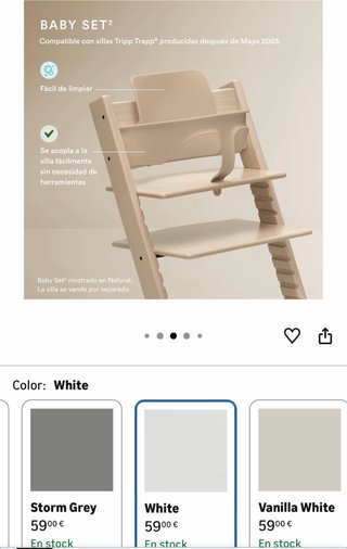 Adaptador Trona Stokke Blanco