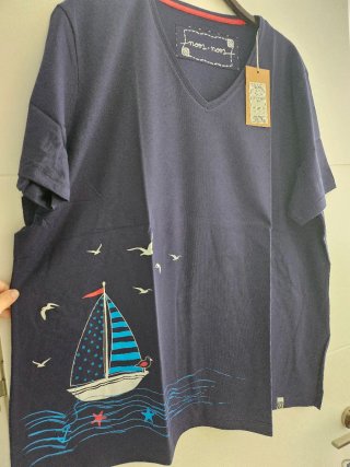 Camiseta Noos Noos Talla 5XL Estampado Barco