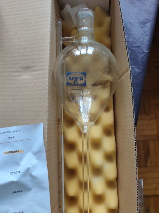 Bureta de laboratorio AFARA