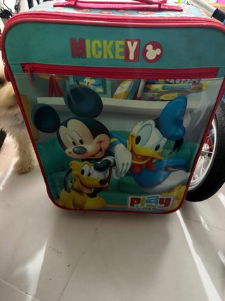 Maleta infantil Mickey Mouse Usada pero no rota