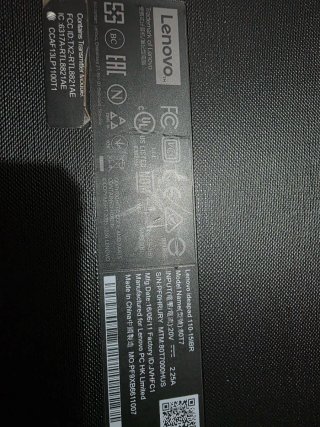 Laptop Lenovo Ideapad 110 Negra