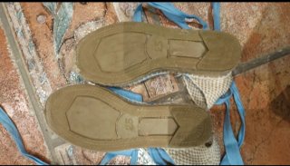 Zapatillas Valencianas Niña Azul