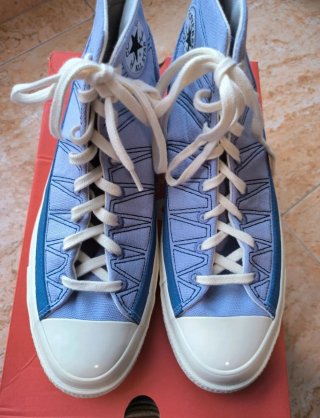 Converse Hombre Azul y Blanco Talla 45