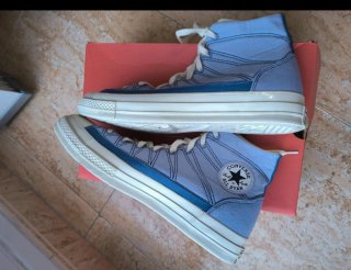 Converse Hombre Azul y Blanco Talla 45