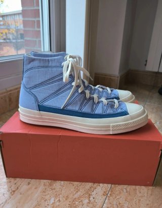 Converse Hombre Azul y Blanco Talla 45