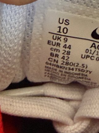 Scarpe Nike Uomo Tg 44 Rosse Bianche