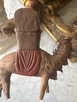 Figura belen antigua de rey mago decorarte Ortigas