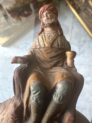 Figura belen antigua de rey mago decorarte Ortigas