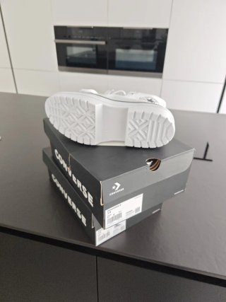 Zapatillas Converse plataforma blancas nuevas sin