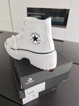 Zapatillas Converse plataforma blancas nuevas sin