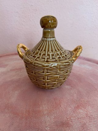 Set liquore vintage in ceramica 8 bicchieri