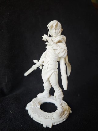 Figura Resina de Zelda y Link.