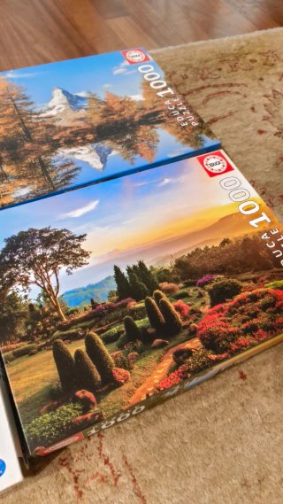 Lote 4 Puzzles Paisajes Naturaleza 1000 Piezas