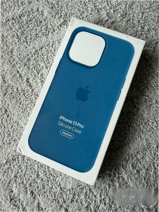 Funda Silicona iPhone 13 Pro MagSafe Azul