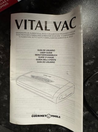 Envasadora Vital Vac 150W a estreno