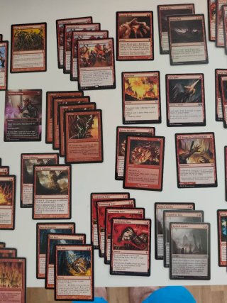 Lote Cartas Magic: HECHIZOS ROJOS
