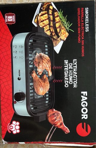 Parrilla Eléctrica Fagor Sin Humos