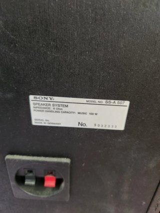 Sony SS-A 507 Altavoces (Pareja)