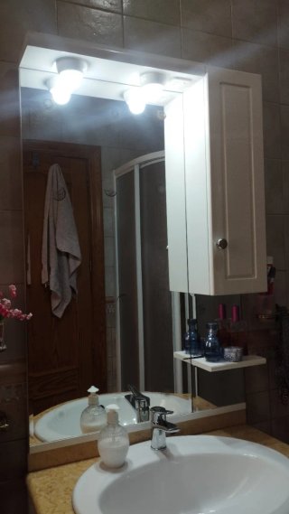 Espejo baño con luz y armario