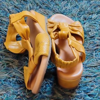 Sandali Keys Vera Pelle Giallo Donna