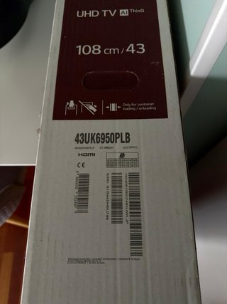 LG 43 TV 4K HDR+ 10