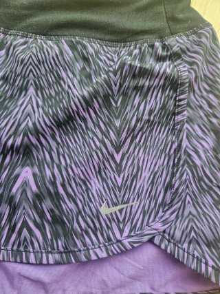Nike Running Shorts Morado/Negro