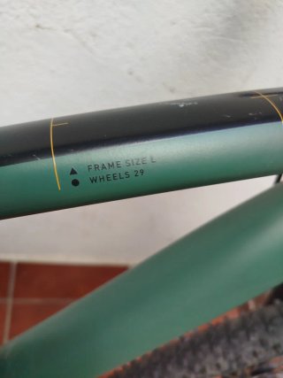 Bicicleta Montaña Cube Aim Pro Talla L Verde