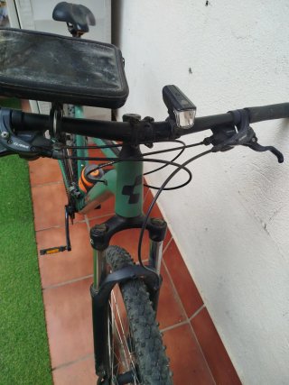 Bicicleta Montaña Cube Aim Pro Talla L Verde