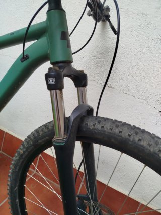 Bicicleta Montaña Cube Aim Pro Talla L Verde