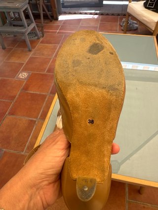 Zapatos de baile marrones
