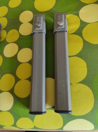 Patas metálicas para somier (4 unidades)