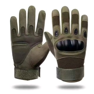 Guantes Tácticos Verdes y Negros.Talla XL