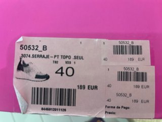 Zapatillas Mascaró grises y plateadas sin estrenar