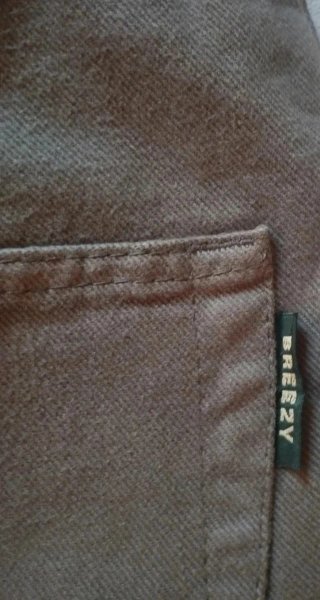 Pantalones Breezy Talla S Verde Oliva