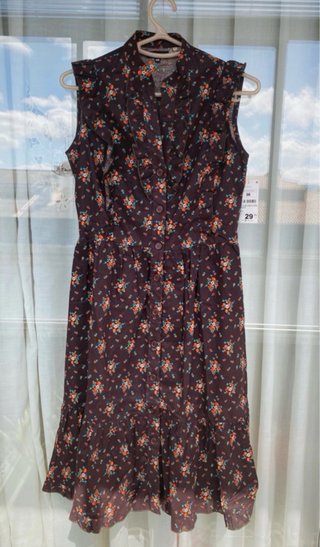 Vestido Vintage Floral M/38
