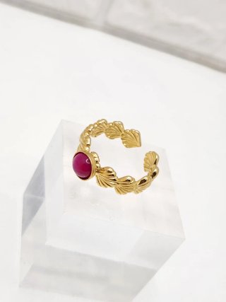 Anillo Chapado Oro Acero Quirúrgico