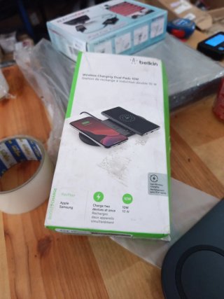 Base Carga Inalámbrica Doble Belkin 10W