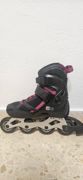 Patines en línea Oxelo + protecciones + bolsa