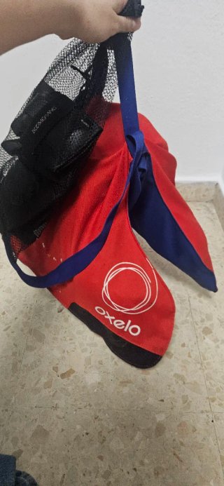 Patines en línea Oxelo + protecciones + bolsa
