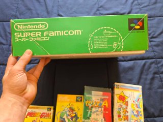 SUPER FAMICOM COMPLETA CIB + 7 JUEGOS EN CAJA