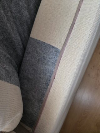 Urge venta 22 junio Sofá 3+2 beige tela Rustika