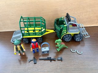 Playmobil 5236 Jurassic World Veicolo e Dinosauri