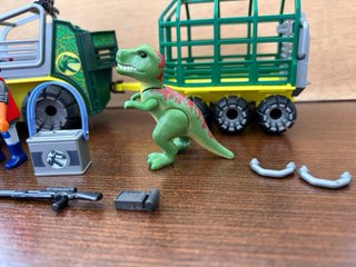 Playmobil 5236 Jurassic World Veicolo e Dinosauri