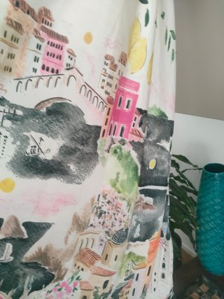 Vestito donna estivo con stampa limoni