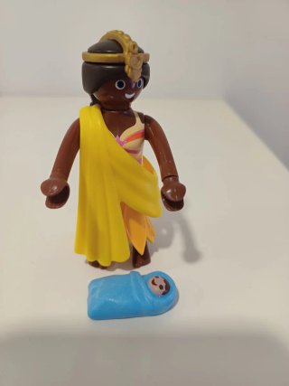 Playmobil Aldeana con Bebé
