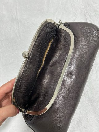 Bolso Machine By Bassico Piel Marrón Metalizado